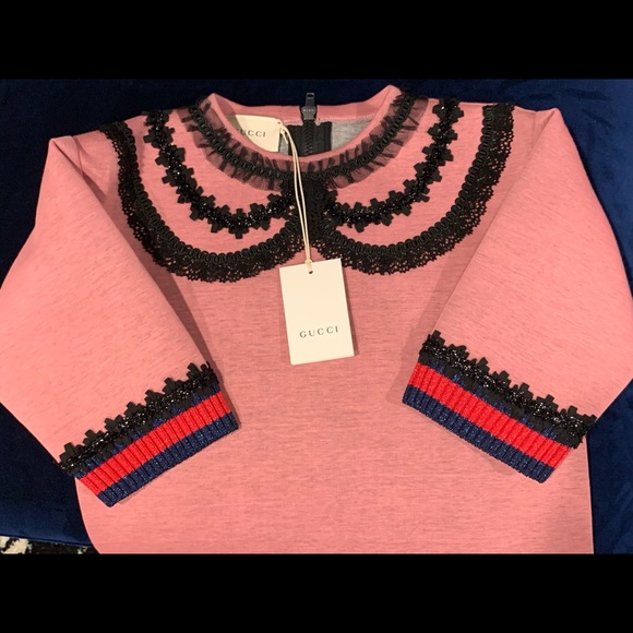 Gucci girls pink sweatshirt - Picture 2 of 7